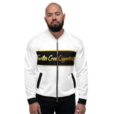 Fall of Sacrifice | Black and Gold Bomber Jacket