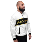 Fall of Sacrifice | Black and Gold Bomber Jacket