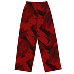 Fall of Sacrifice | Red wide-leg pants