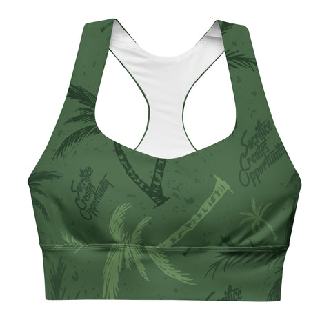 Sumer of Sacrifice Camouflage Longline sports bra