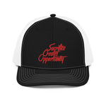 SCO Red Logo Trucker Cap