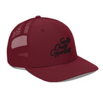 SCO Black Logo Trucker Cap